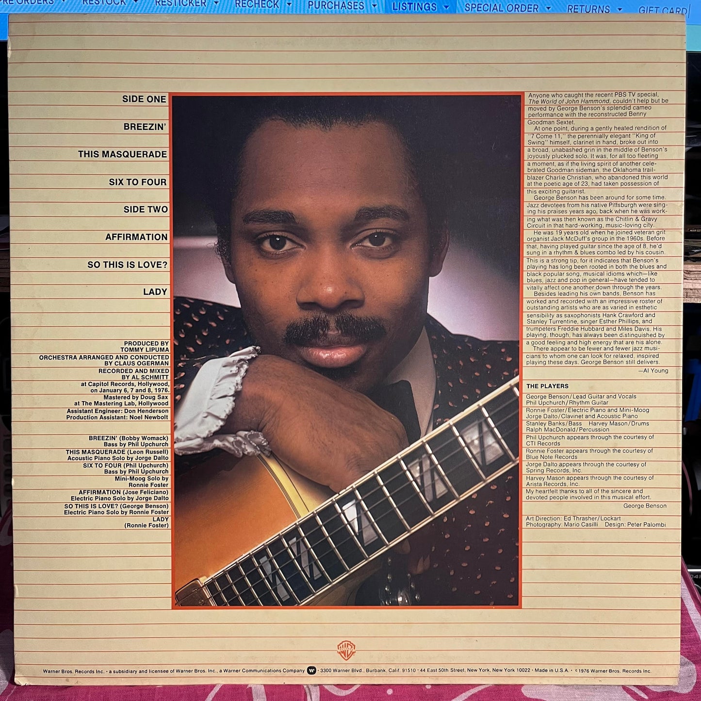 Breezin' *PITMAN* | Excellent (EX) Get Cheap Vinyl