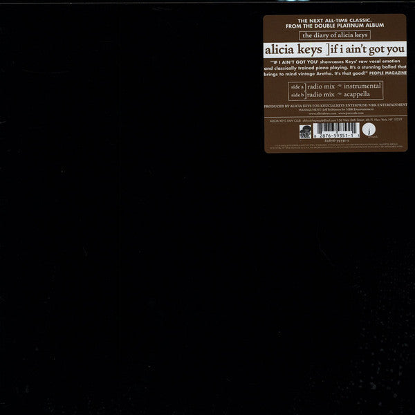 If I Ain't Got You (VINYL) | Excellent+ (EX+) Excellent (EX) Get Cheap Vinyl