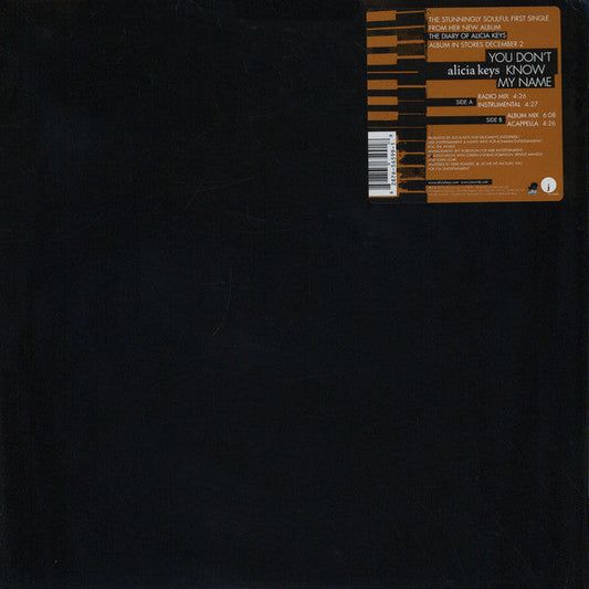 You Don't Know My Name (VINYL) | Excellent (EX) Generic Get Cheap Vinyl