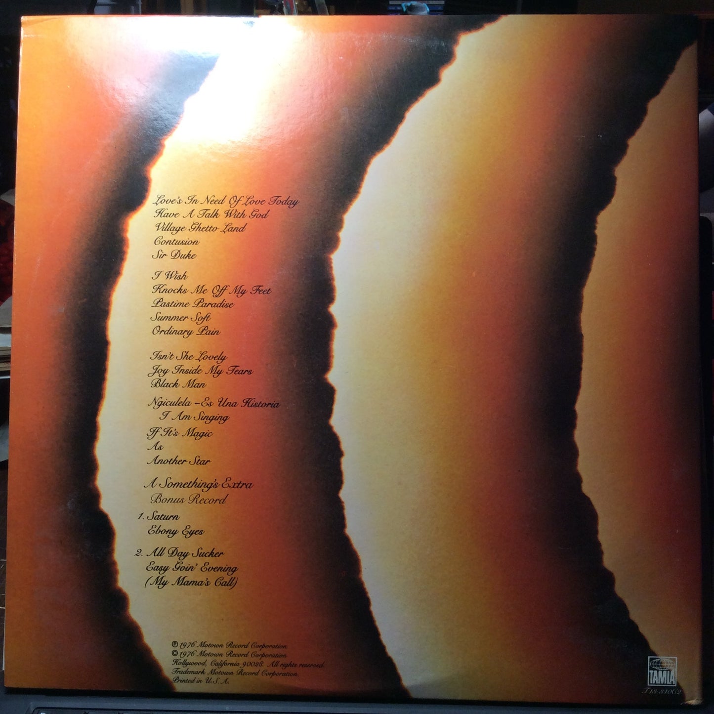 Songs In The Key Of Life (2xVINYL) *W BOOKLET, NO 7"* | Excellent (EX) Excellent+ (EX+) Get Cheap Vinyl