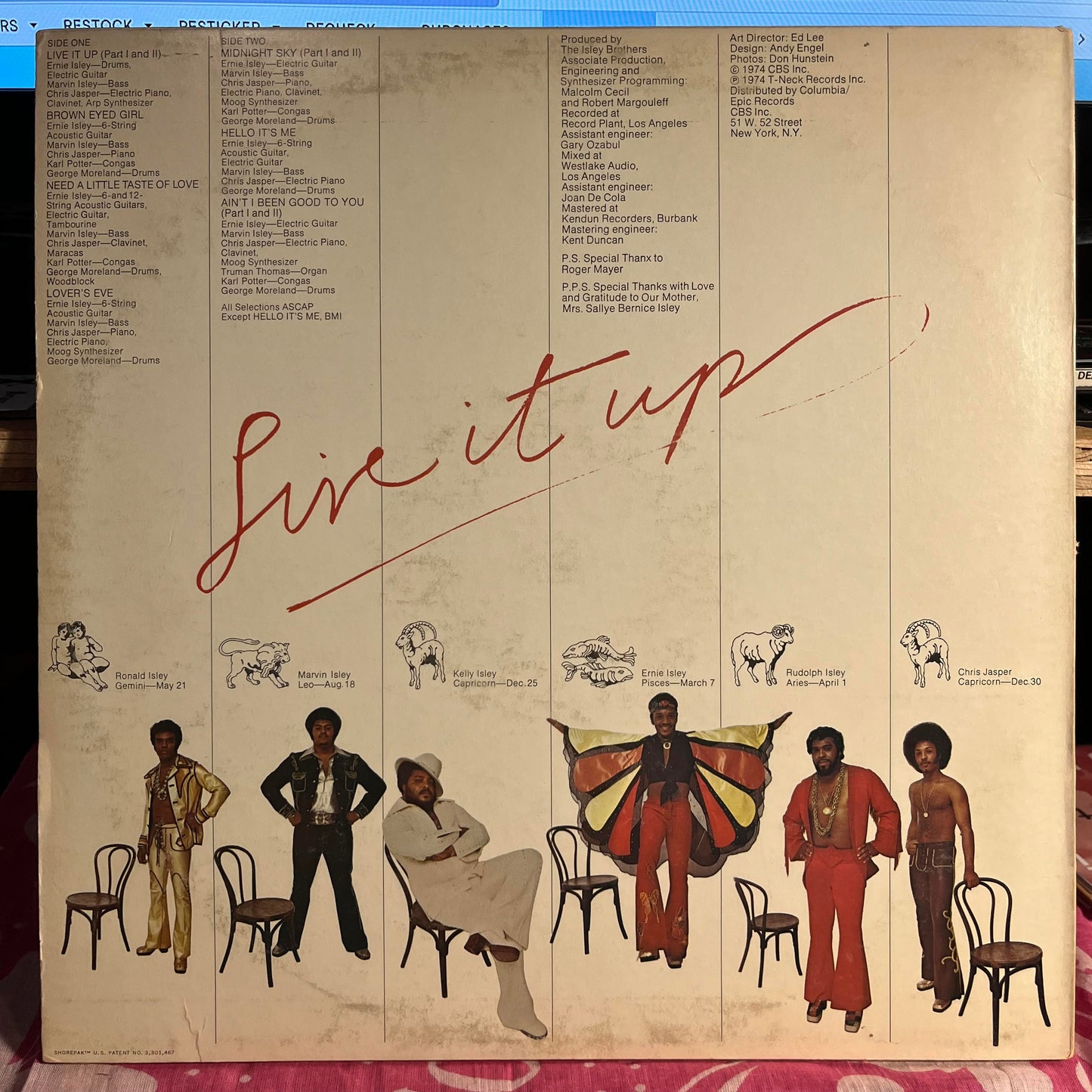 Live It Up *PITMAN* | Excellent (EX) Very Good Plus (VG+) Get Cheap Vinyl