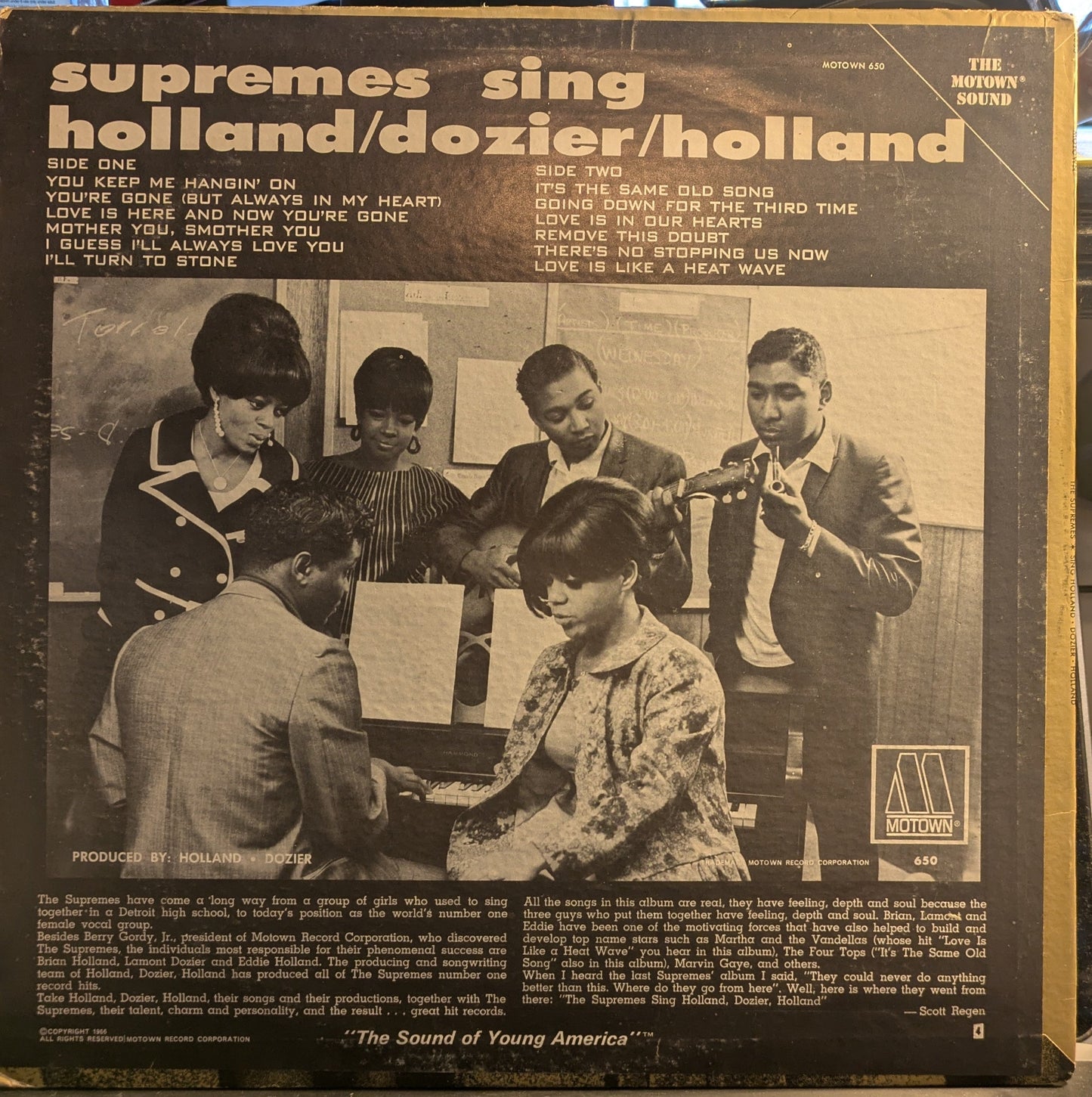 Supremes Sing Holland-Dozier-Holland (VINYL) | Near Mint- (NM-) Near Mint- (NM-) Get Cheap Vinyl