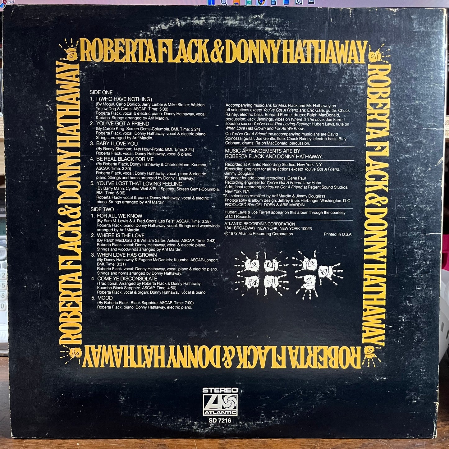 Roberta Flack & Donny Hathaway (VINYL) | Near Mint- (NM-) Very Good Plus (VG+) Get Cheap Vinyl