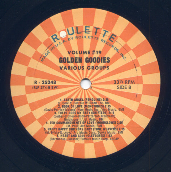 Golden Goodies - Vol. 19 | Near Mint (NM) Near Mint (NM) Get Cheap Vinyl
