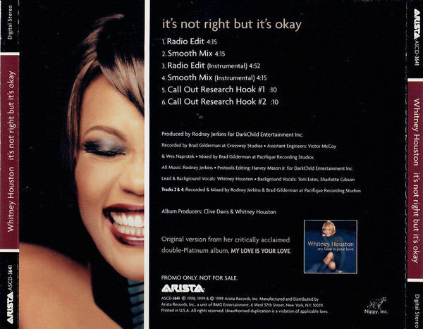It's Not Right But It's Okay (CD) | Near Mint (NM) Excellent+ (EX+) Get Cheap Vinyl