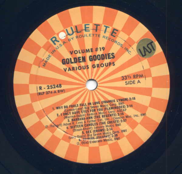 Golden Goodies - Vol. 19 | Near Mint (NM) Near Mint (NM) Get Cheap Vinyl