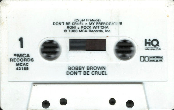 Don't Be Cruel *CASSETTE* | Near Mint (NM) Near Mint (NM) Get Cheap Vinyl