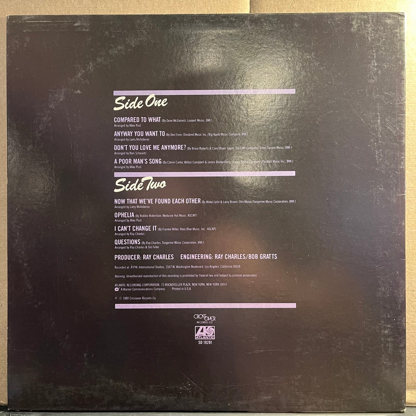 Brother Ray Is At It Again! *PROMO* | Near Mint (NM) Near Mint (NM) Get Cheap Vinyl
