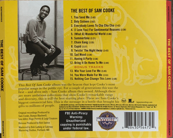 The Best Of Sam Cooke (CD) | Near Mint (NM) Near Mint (NM) Get Cheap Vinyl