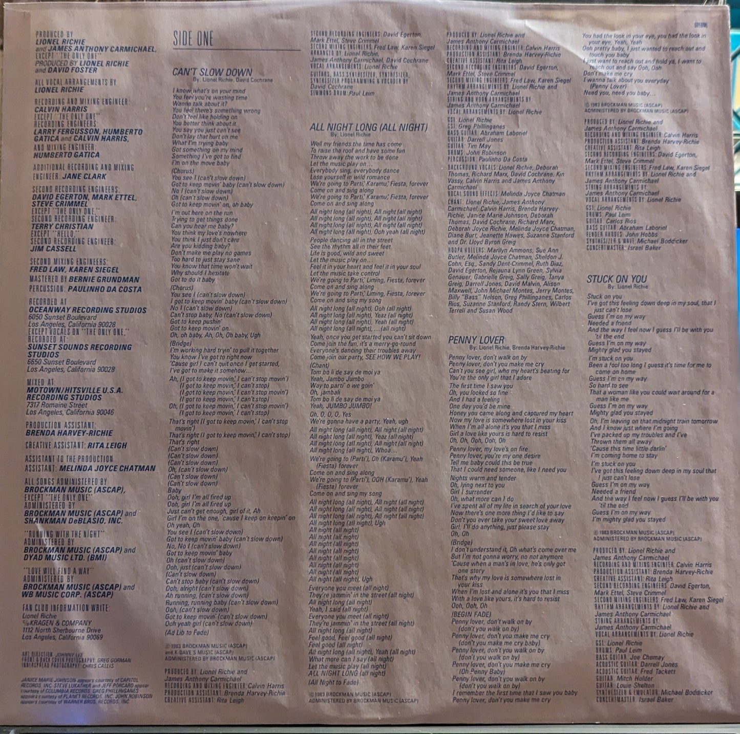 Can't Slow Down *IN SHRINK* | Near Mint (NM) Near Mint (NM) Get Cheap Vinyl