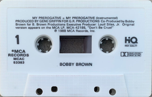 My Prerogative *CASSETTE* | Near Mint (NM) Near Mint (NM) Get Cheap Vinyl