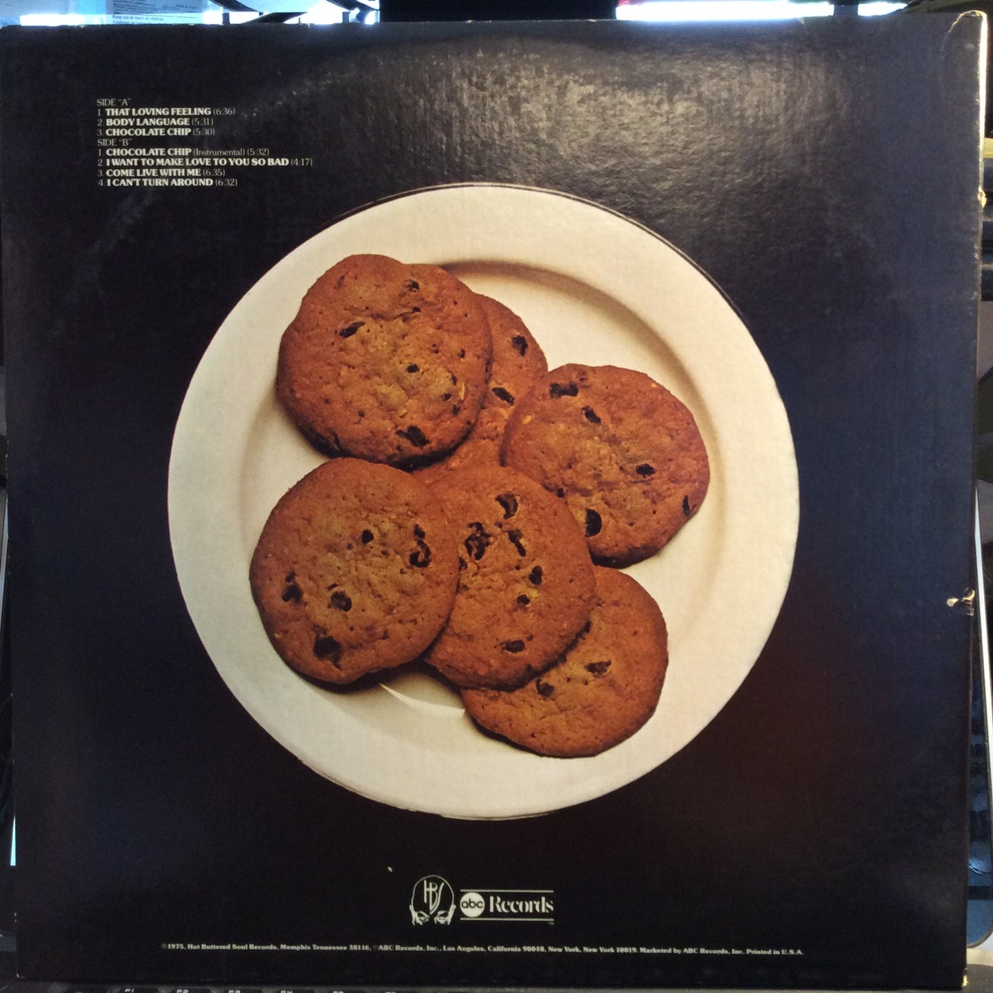 Chocolate Chip (VINYL) | Very Good Plus (VG+) Excellent (EX) Get Cheap Vinyl