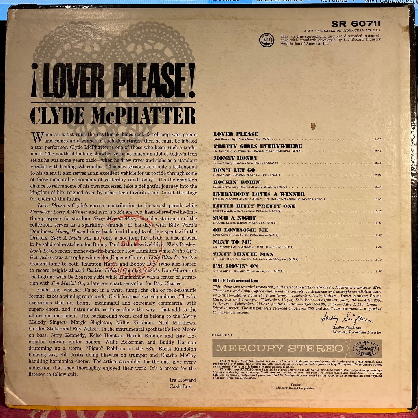 Lover Please! | Very Good Plus (VG+) Very Good Plus (VG+) Get Cheap Vinyl