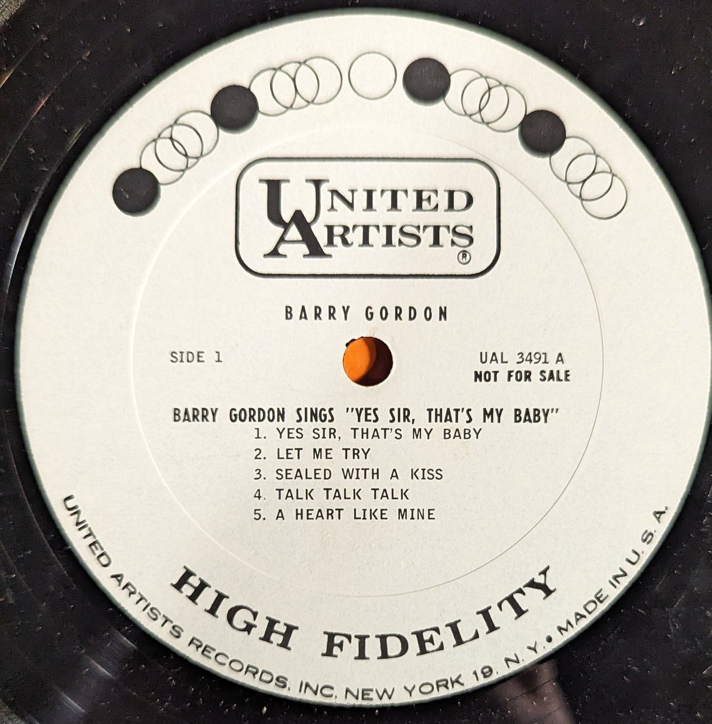 Yes Sir, That's My Baby*PROMO* | Very Good (VG) Very Good (VG) Get Cheap Vinyl