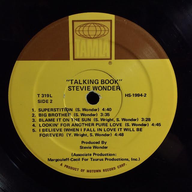 Talking Book (VINYL) | Very Good (VG) Very Good Plus (VG+) Get Cheap Vinyl