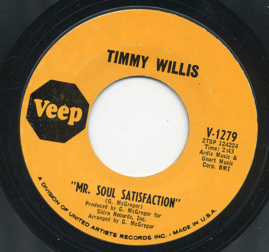 Mr. Soul Satisfaction / I'm Wondering (7" VINYL) | Very Good (VG) Generic Get Cheap Vinyl