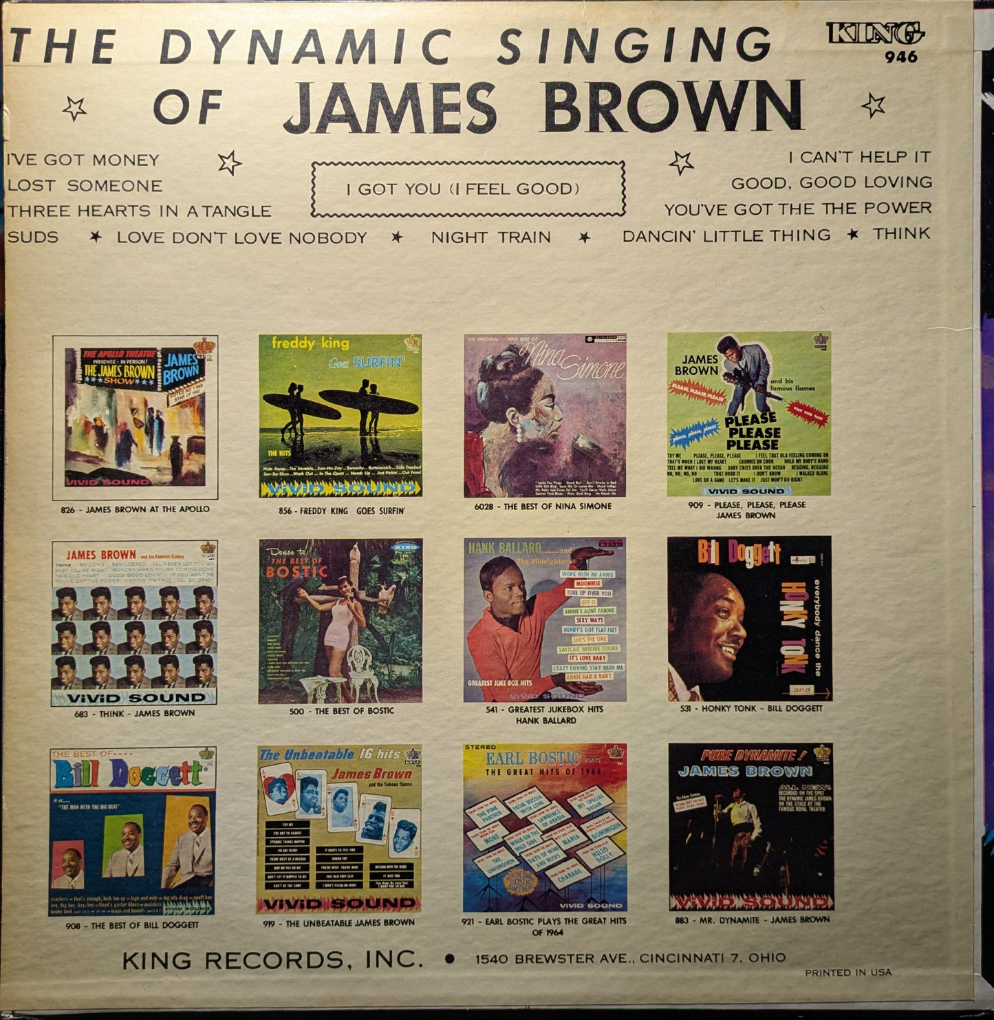 I Got You (I Feel Good) (VINYL) | Very Good (VG) Near Mint (NM or M-) Get Cheap Vinyl