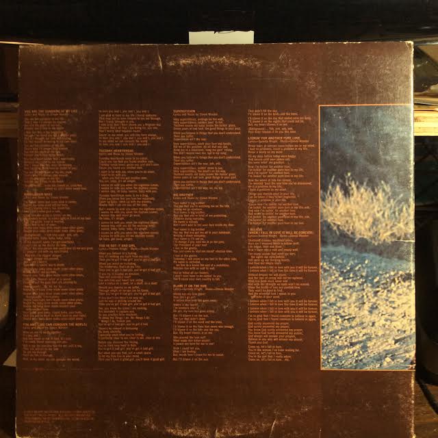 Talking Book (VINYL) | Very Good (VG) Very Good Plus (VG+) Get Cheap Vinyl