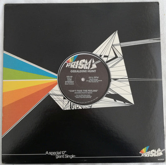 Geraldine Hunt Can't Fake The Feeling 12" Mint (M) Generic Get Cheap Vinyl