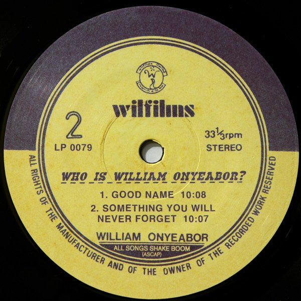 Who Is William Onyeabor? | Mint (M) Mint (M) Get Cheap Vinyl