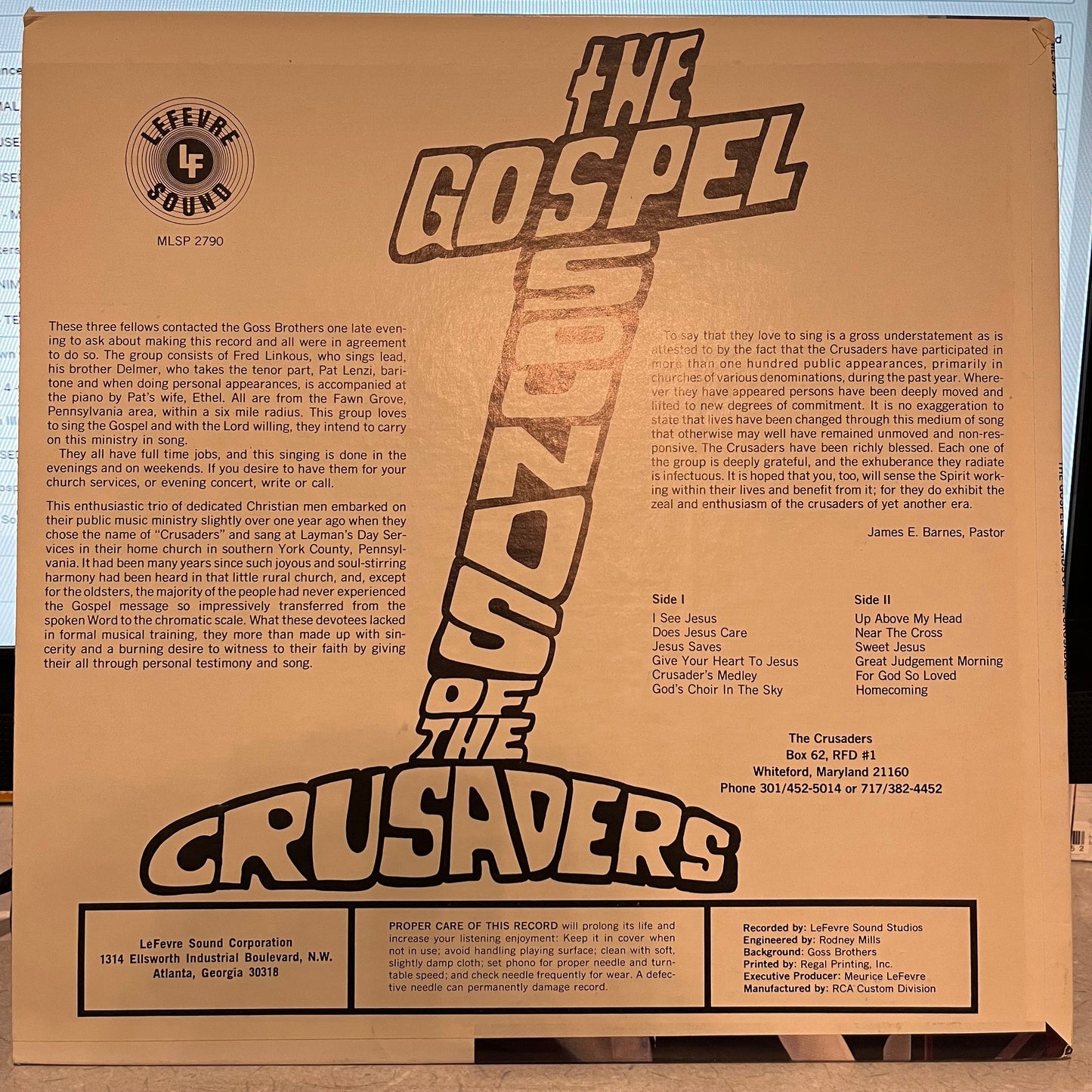 The Gospel Sounds Of The Crusaders | Near Mint (NM) Near Mint (NM) Get Cheap Vinyl