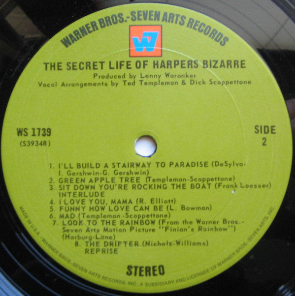 The Secret Life Of Harpers Bizarre | Near Mint (NM) Near Mint (NM) Get Cheap Vinyl