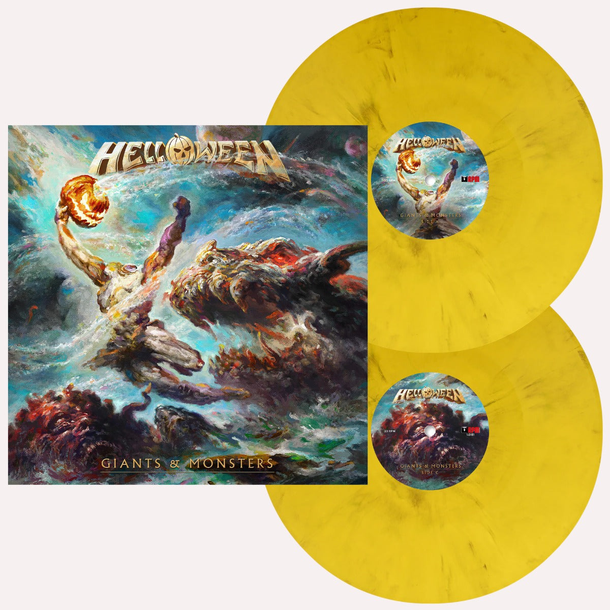 Giants & Monsters (Indie Exclusive) (Yellow Marble Vinyl) (Pumpkin Etching & Booklet) [2LP] | Get Cheap Vinyl