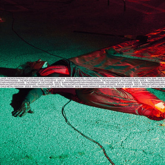 SAVE THE NATURE -- USE FLUXUS, The Box Gallery parking lot, Los Angeles | Get Cheap Vinyl
