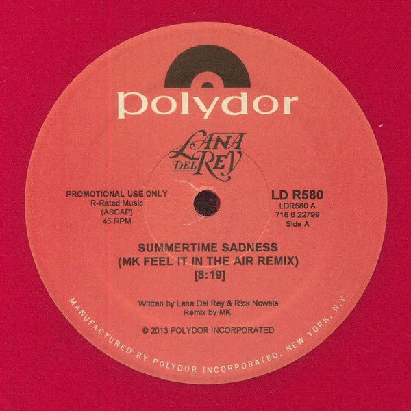 Summertime Sadness (MK Remixes) | Mint (M) Generic Get Cheap Vinyl