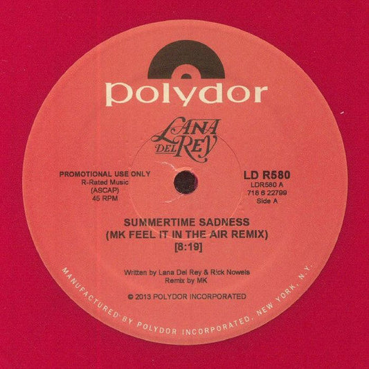 Summertime Sadness (MK Remixes) | Mint (M) Generic Get Cheap Vinyl
