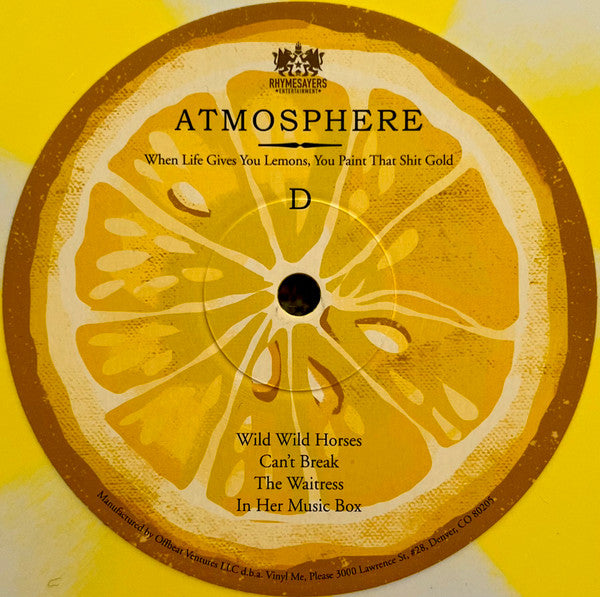 When Life Gives You Lemons, You Paint That Shit Gold (DINGED) | Mint (M) Excellent+ (EX+) Get Cheap Vinyl