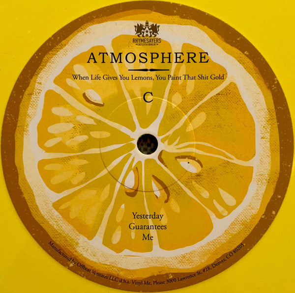When Life Gives You Lemons, You Paint That Shit Gold (DINGED) | Mint (M) Excellent+ (EX+) Get Cheap Vinyl