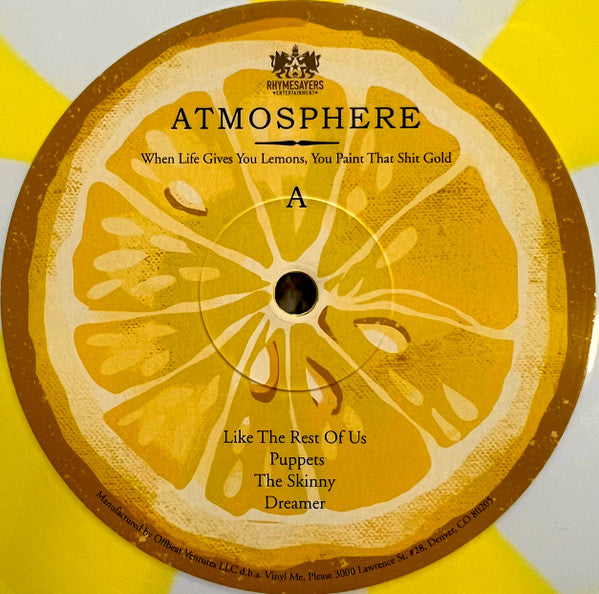 When Life Gives You Lemons, You Paint That Shit Gold (DINGED) | Mint (M) Excellent+ (EX+) Get Cheap Vinyl