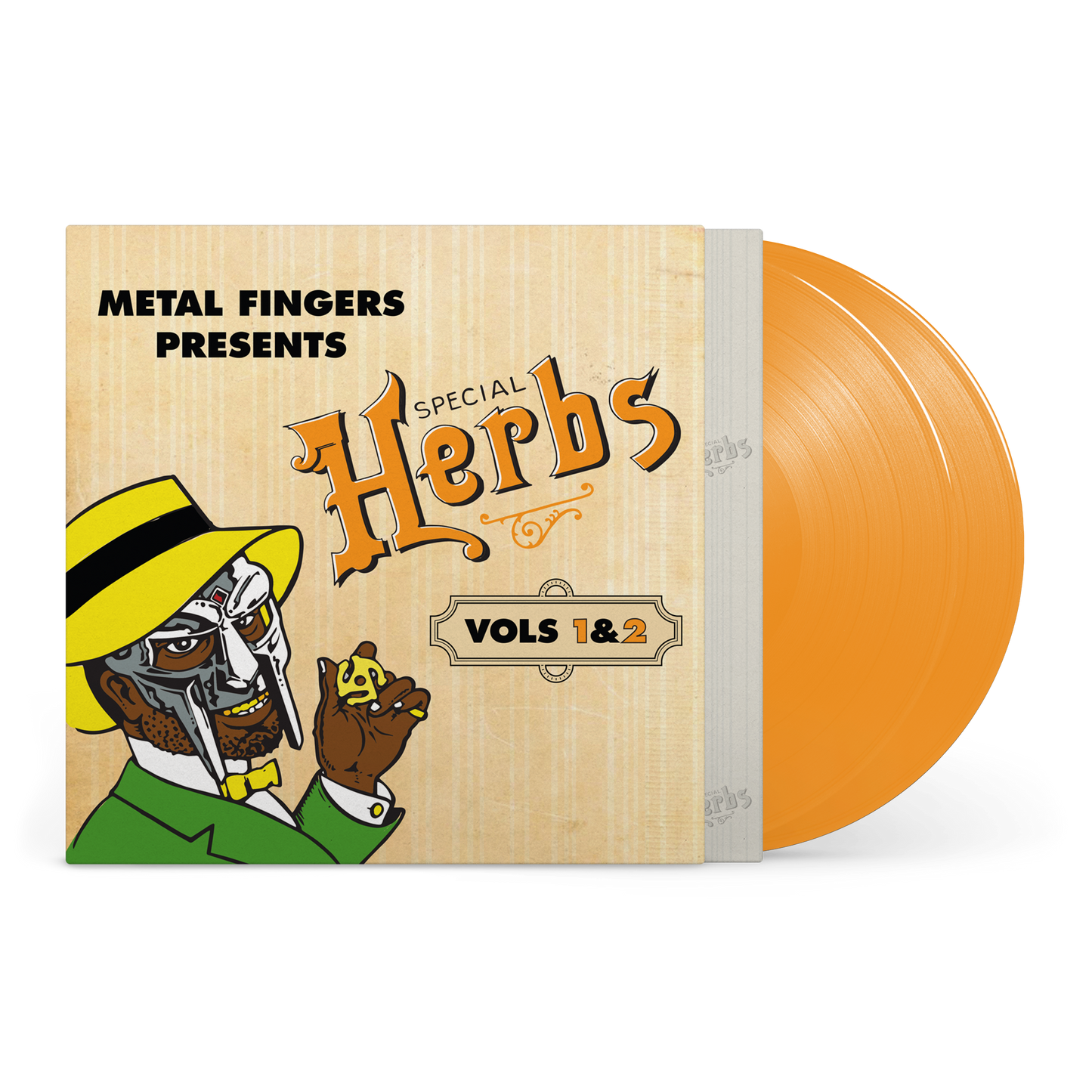 Metal Fingers Presents: Special Herbs Vol. 1 & 2 *PRE-ORDER 9/5/25*(MUSTARD YELLOW VINYL) | Mint (M) Mint (M) Get Cheap Vinyl