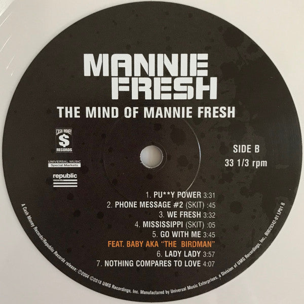 The Mind Of Mannie Fresh (CREAM VINYL) | Mint (M) Mint (M) Get Cheap Vinyl