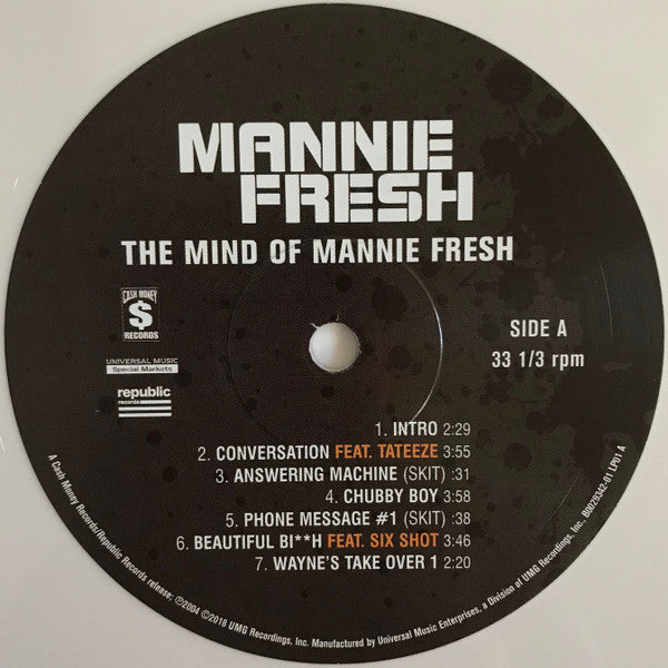 The Mind Of Mannie Fresh (CREAM VINYL) | Mint (M) Mint (M) Get Cheap Vinyl