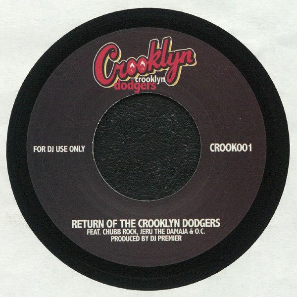 Crooklyn / Return Of The Crooklyn Dodgers (7" VINYL) | Mint (M) Generic Get Cheap Vinyl