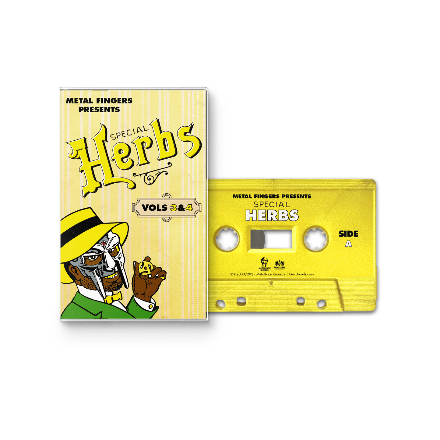 Metal Fingers Presents: Special Herbs Vol. 3 & 4 *PRE-ORDER 9/5/25*(CASS) | Mint (M) Mint (M) Get Cheap Vinyl