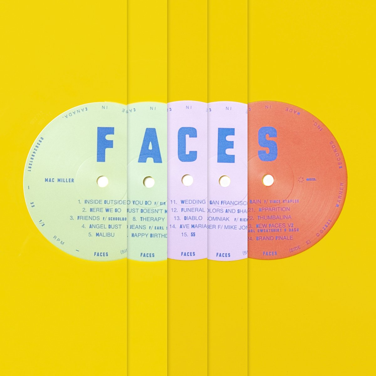 Faces (YELLOW VINYL) | Mint (M) Mint (M) Get Cheap Vinyl