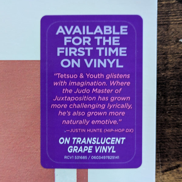 Tetsuo & Youth (TRANSLUCENT GRAPE VINYL) | Mint (M) Get Cheap Vinyl