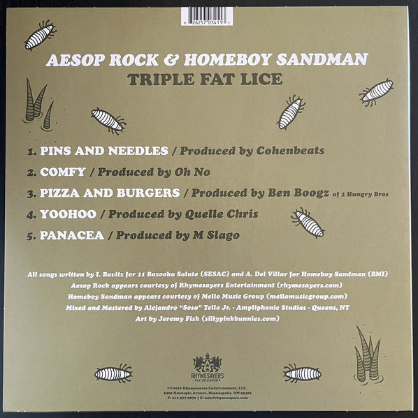 Triple Fat Lice | Mint (M) Mint (M) Get Cheap Vinyl