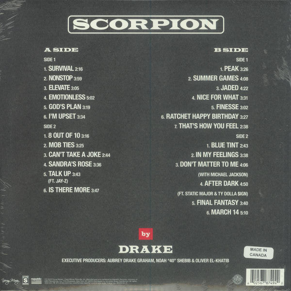 Drake Scorpion 2xLP Mint (M) Mint (M) Get Cheap Vinyl
