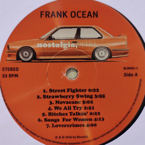 nostalgia, ULTRA. (VINYL - UNOFFICIAL) | Mint (M) Mint (M) Get Cheap Vinyl