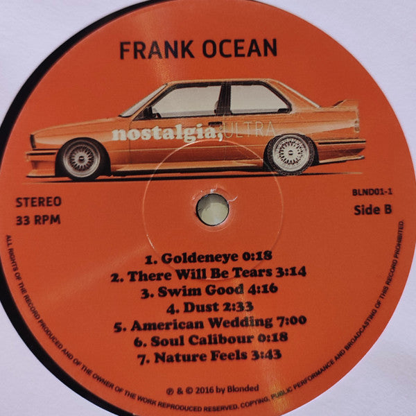 nostalgia, ULTRA. (VINYL - UNOFFICIAL) | Mint (M) Mint (M) Get Cheap Vinyl