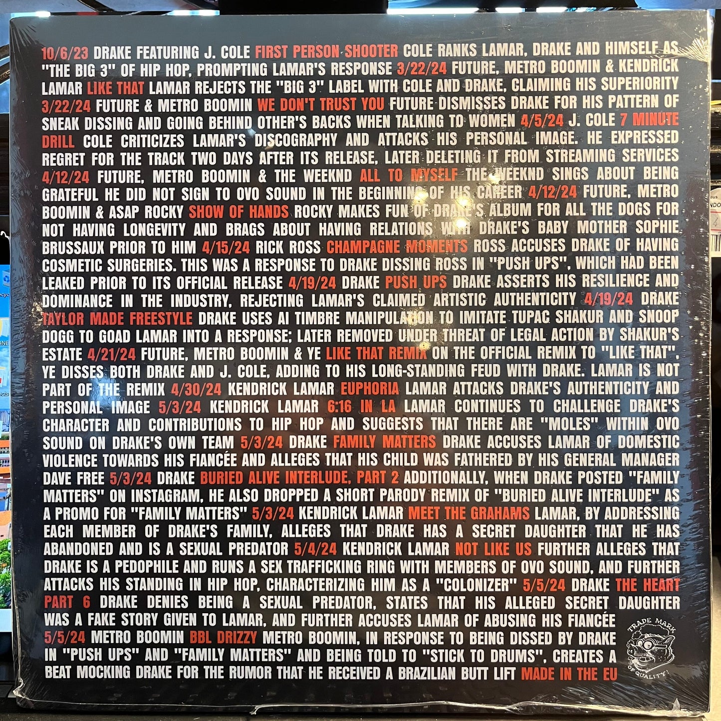 The Whole Bloody Affair (2xVINYL - COMPLETE) | Mint (M) Near Mint (NM or M-) Get Cheap Vinyl