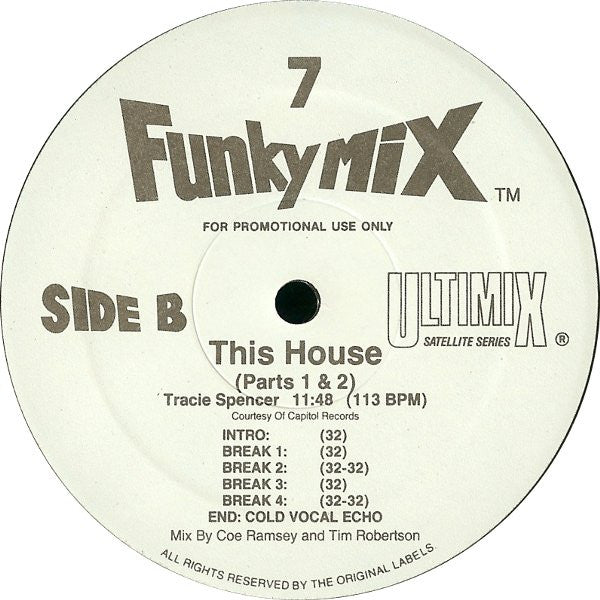 Funkymix 7 *RECORD 1 ONLY* | Excellent (EX) Near Mint (NM) Get Cheap Vinyl