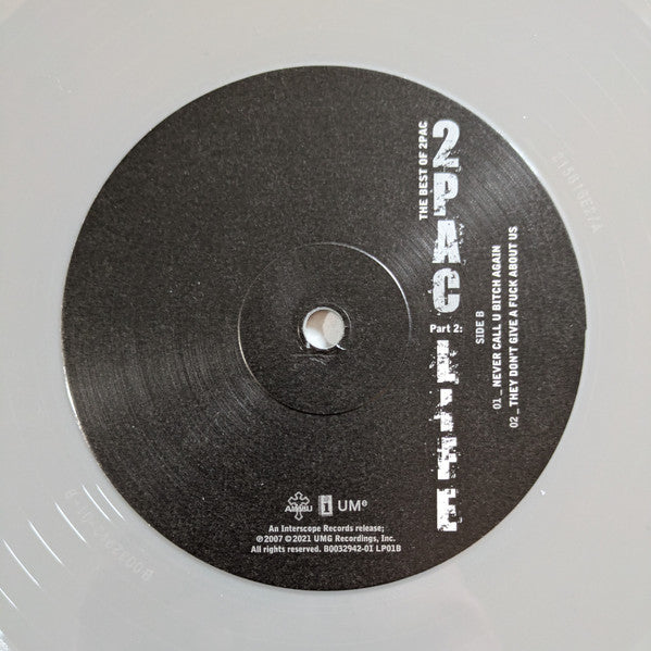 The Best Of 2Pac - Part 2: Life (2xGREY VINYL) | Excellent (EX) Near Mint (NM or M-) Get Cheap Vinyl