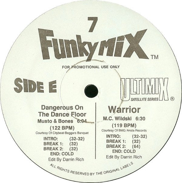 Funkymix 7 *RECORD 1 ONLY* | Excellent (EX) Near Mint (NM) Get Cheap Vinyl