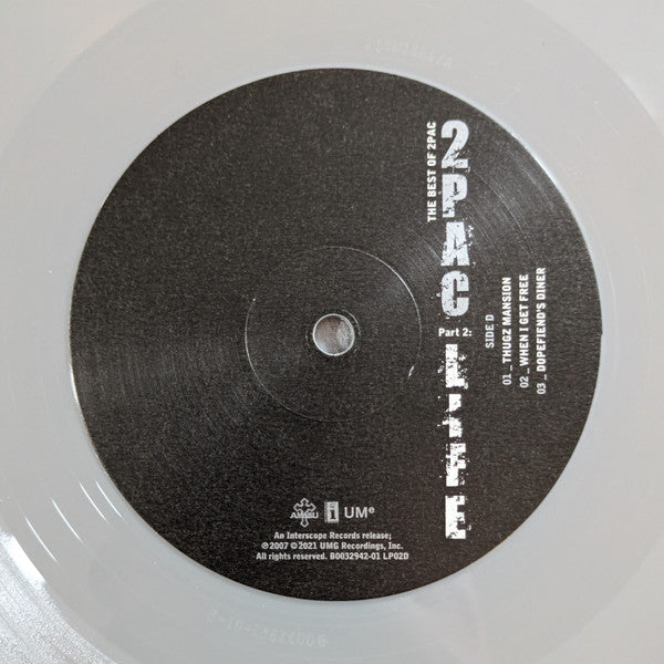 The Best Of 2Pac - Part 2: Life (2xGREY VINYL) | Excellent (EX) Near Mint (NM or M-) Get Cheap Vinyl