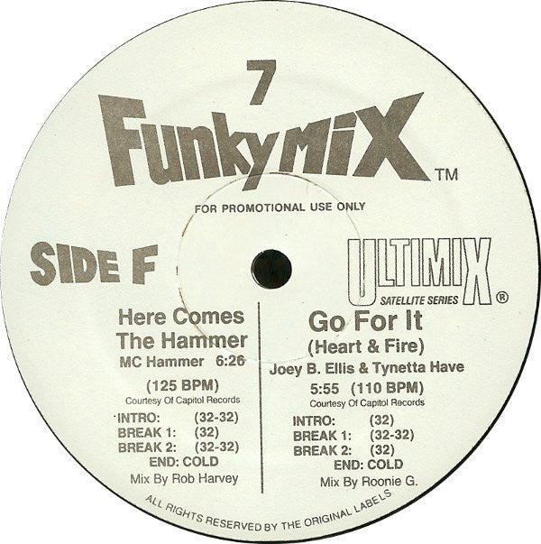 Funkymix 7 *RECORD 1 ONLY* | Excellent (EX) Near Mint (NM) Get Cheap Vinyl